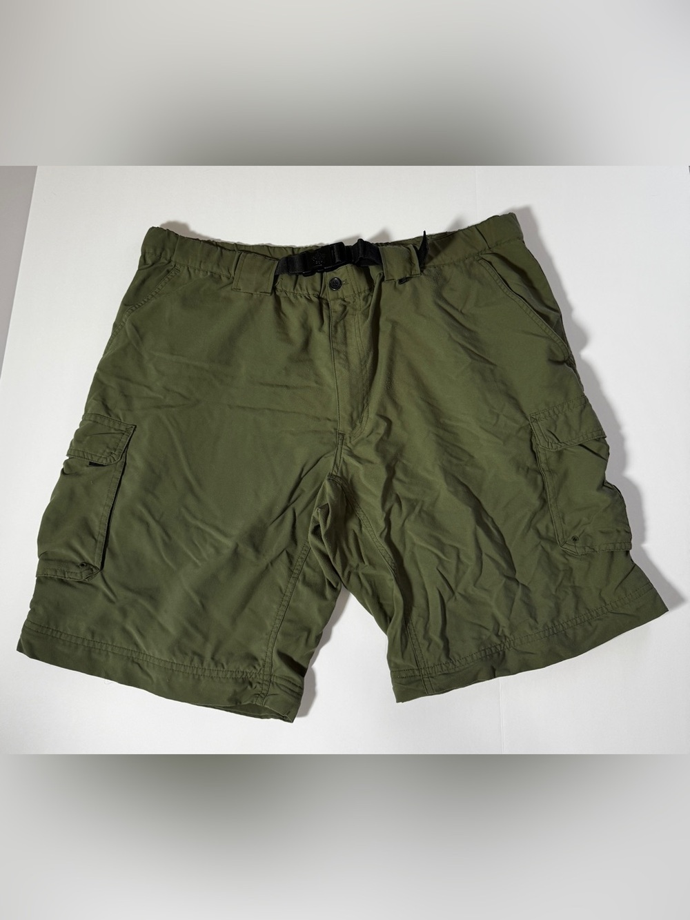 Boy Scouts of America Switchback Uniform Cargo Shorts XL Green Supplex Nylon